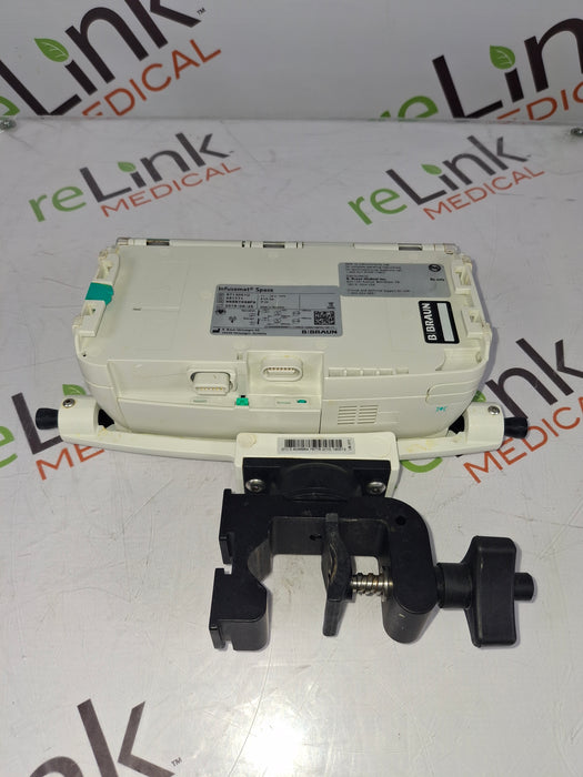B. Braun Infusomat Space w/Pole Clamp & AC Adapter Infusion Pump