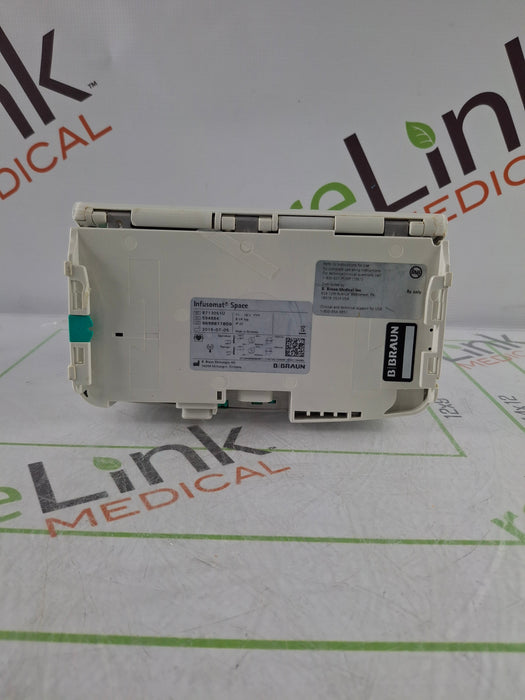B. Braun Infusomat Space w/Pole Clamp & AC Adapter Infusion Pump