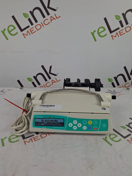 B. Braun Infusomat Space w/Pole Clamp & AC Adapter Infusion Pump