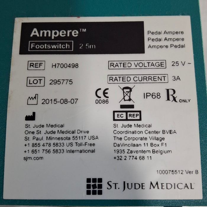 St. Jude Medical, Inc. Ampere Footswitch