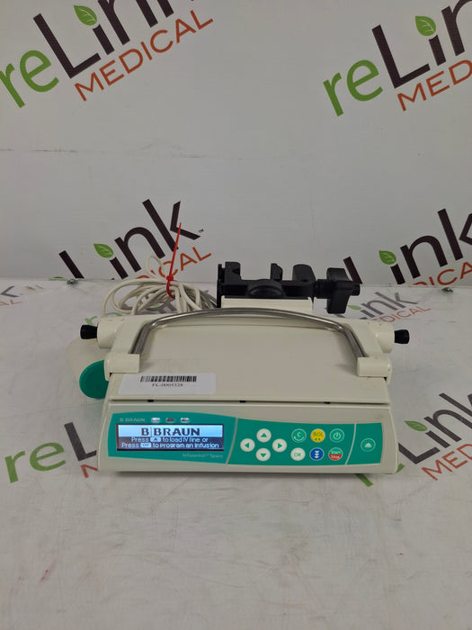 B. Braun Infusomat Space w/Pole Clamp & AC Adapter Infusion Pump