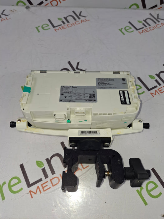 B. Braun Infusomat Space w/Pole Clamp & AC Adapter Infusion Pump