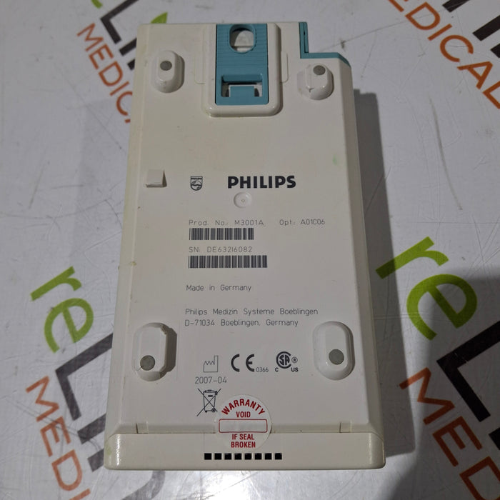 Philips M3001A-A01C06 Fast SpO2, NIBP, ECG, Temp, IBP MMS Module
