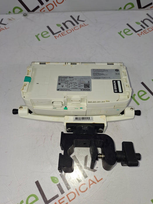 B. Braun Infusomat Space w/Pole Clamp & AC Adapter Infusion Pump