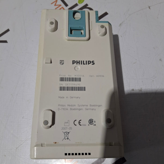 Philips M3001A-A01C06 Fast SpO2, NIBP, ECG, Temp, IBP MMS Module