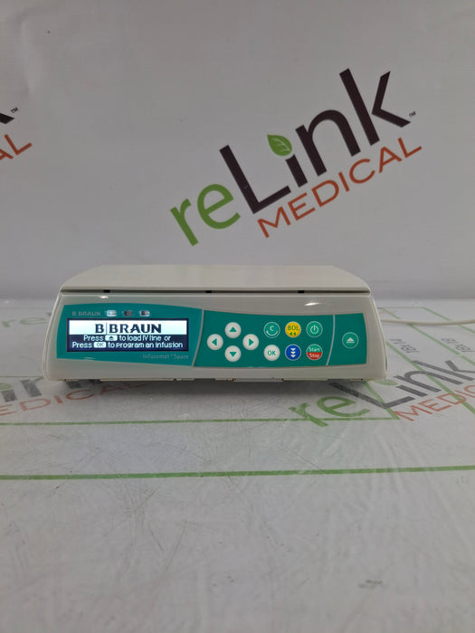 B. Braun Infusomat Space w/Pole Clamp & AC Adapter Infusion Pump