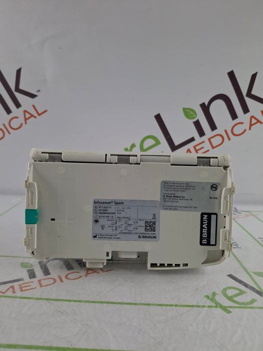 B. Braun Infusomat Space w/Pole Clamp & AC Adapter Infusion Pump
