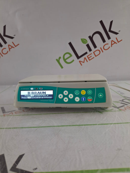 B. Braun Infusomat Space w/Pole Clamp & AC Adapter Infusion Pump
