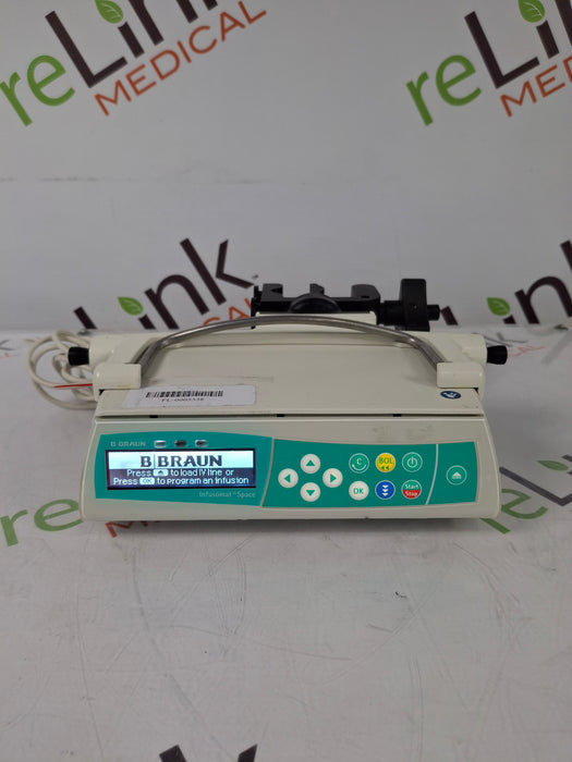 B. Braun B. Braun Infusomat Space w/Pole Clamp & AC Adapter Infusion Pump Infusion Pump reLink Online