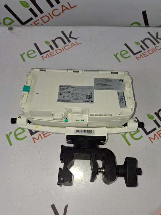 B. Braun Infusomat Space w/Pole Clamp & AC Adapter Infusion Pump
