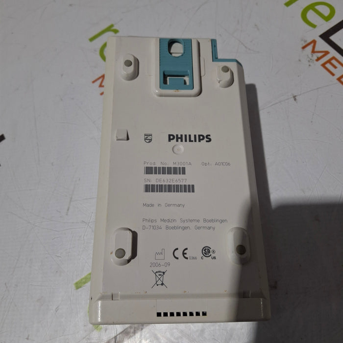 Philips M3001A-A01C06 Fast SpO2, NIBP, ECG, Temp, IBP MMS Module