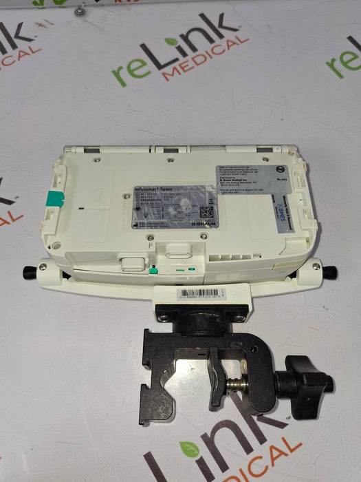 B. Braun Infusomat Space w/Pole Clamp & AC Adapter Infusion Pump