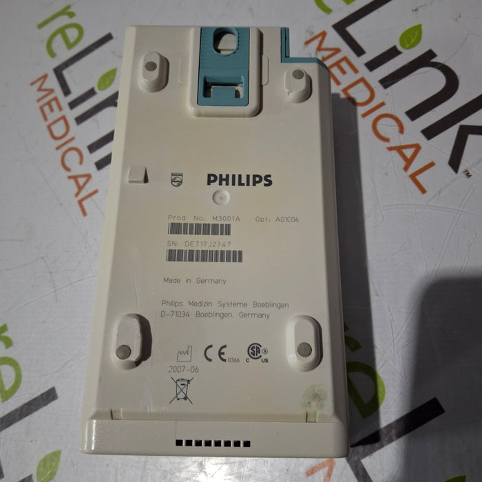 Philips M3001A-A01C06 Fast SpO2, NIBP, ECG, Temp, IBP MMS Module