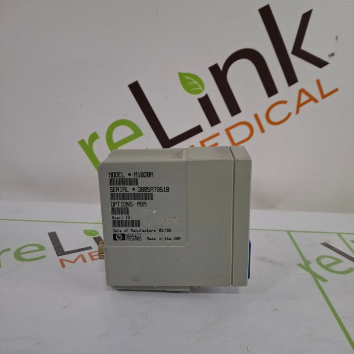 Hewlett Packard Hewlett Packard M1020A SpO2/PLETH Single Parameter Module Patient Monitors reLink Online