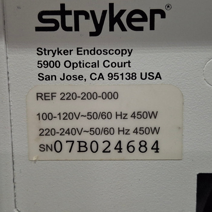 Stryker X8000 Light Source