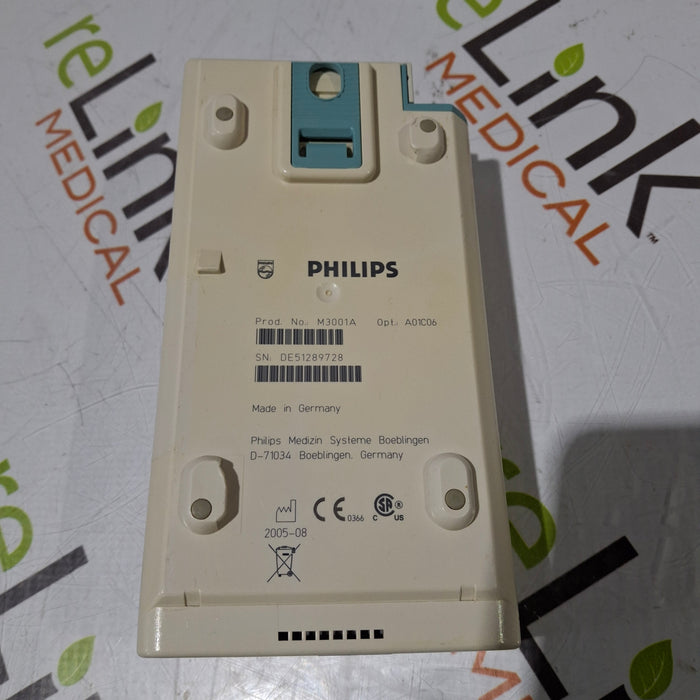 Philips M3001A-A01C06 Fast SpO2, NIBP, ECG, Temp, IBP MMS Module