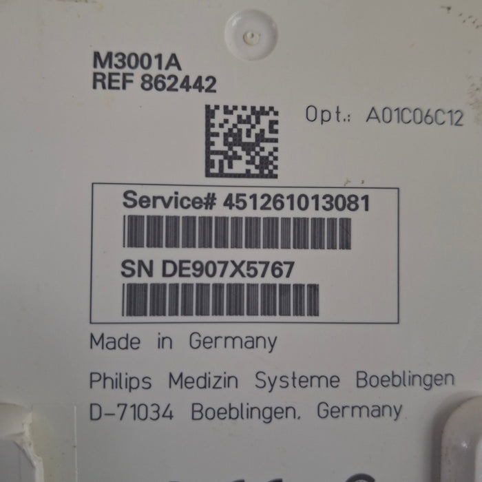 Philips Philips M3001A-A01C06C12 Fast SpO2, NIBP, 12 lead ECG, Temp, IBP MMS Module Patient Monitors reLink Online