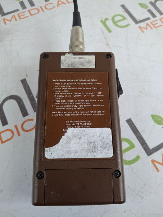 Bio-Tek Instruments 74345 Digital Radiometer
