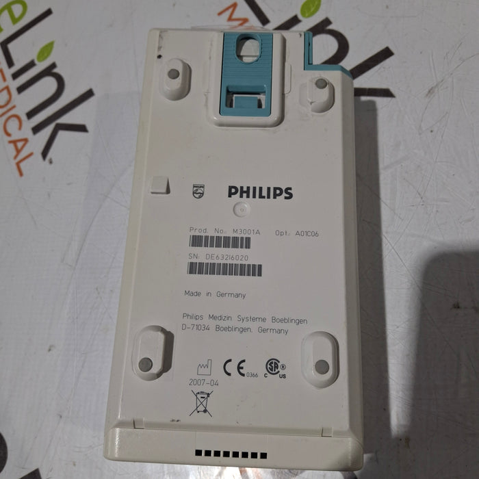 Philips M3001A-A01C06 Fast SpO2, NIBP, ECG, Temp, IBP MMS Module