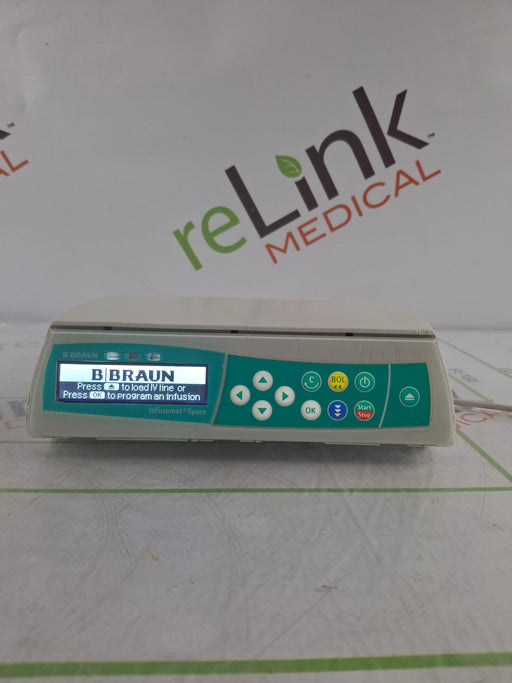 B. Braun B. Braun Infusomat Space w/Pole Clamp & AC Adapter Infusion Pump Infusion Pump reLink Online