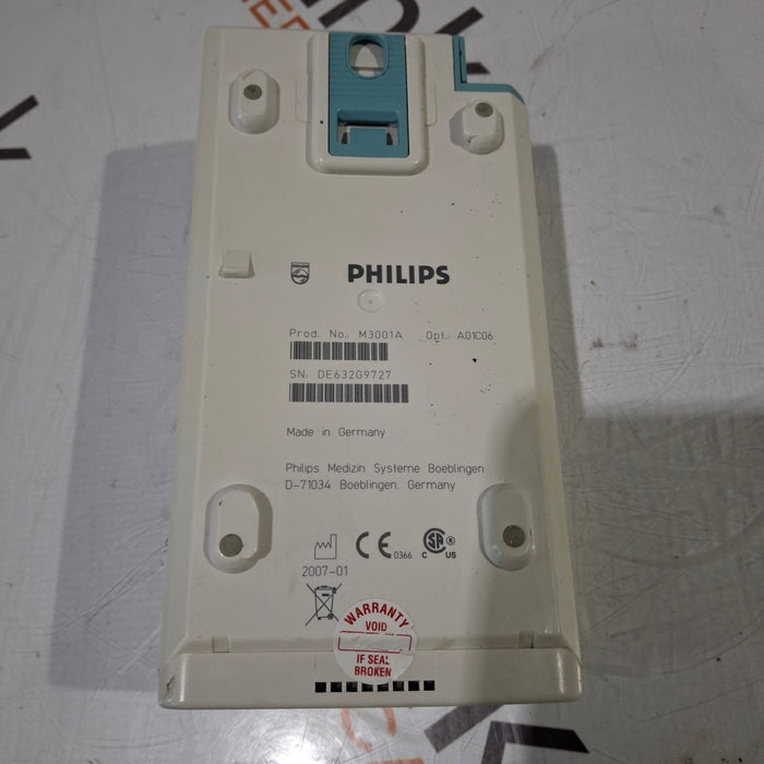 Philips M3001A-A01C06 Fast SpO2, NIBP, ECG, Temp, IBP MMS Module
