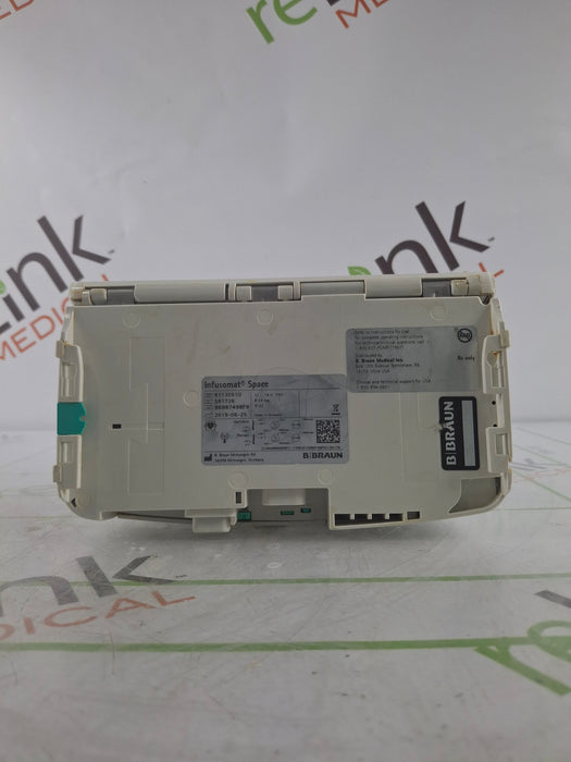 B. Braun Infusomat Space w/Pole Clamp & AC Adapter Infusion Pump