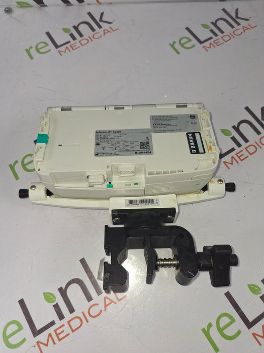 B. Braun Infusomat Space w/Pole Clamp & AC Adapter Infusion Pump