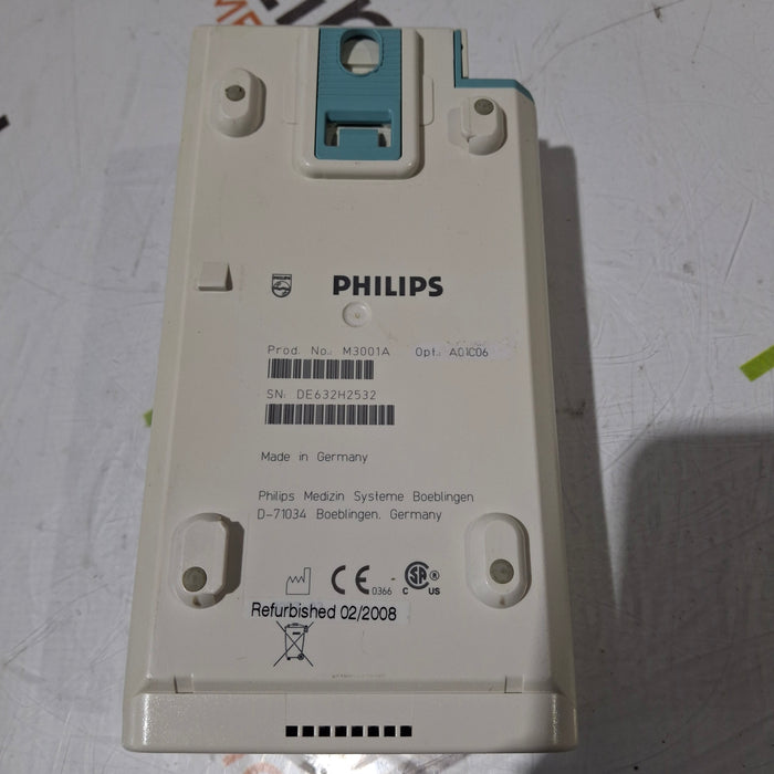 Philips M3001A-A01C06 Fast SpO2, NIBP, ECG, Temp, IBP MMS Module