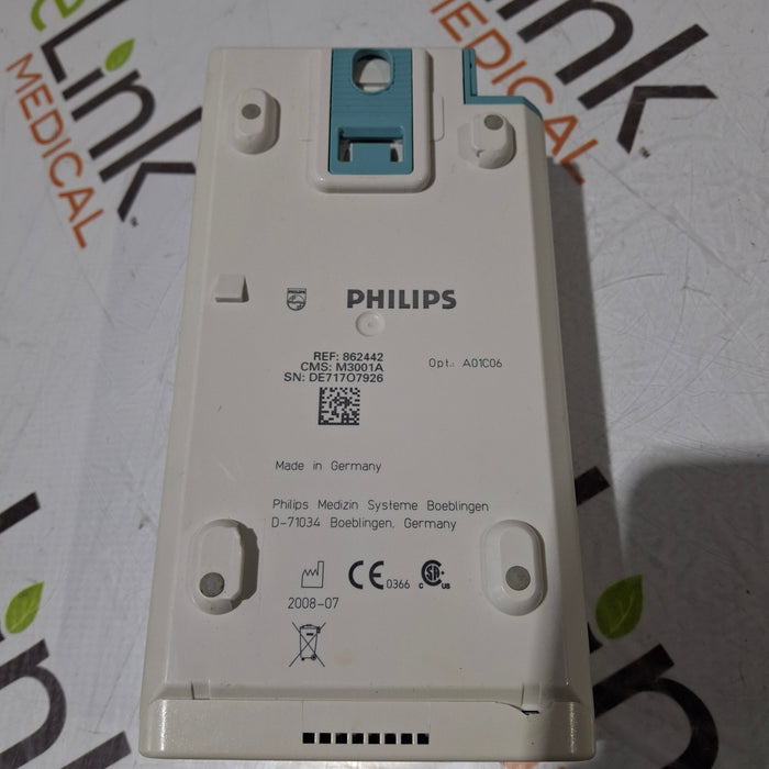 Philips M3001A-A01C06 Fast SpO2, NIBP, ECG, Temp, IBP MMS Module