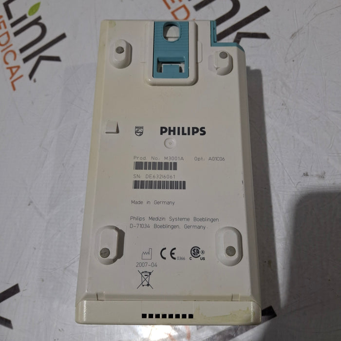 Philips M3001A-A01C06 Fast SpO2, NIBP, ECG, Temp, IBP MMS Module