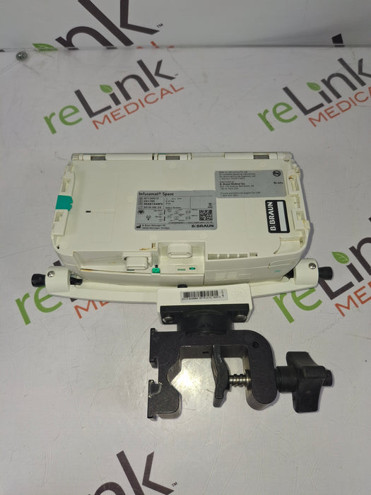 B. Braun Infusomat Space w/Pole Clamp & AC Adapter Infusion Pump