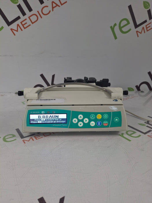 B. Braun Infusomat Space w/Pole Clamp & AC Adapter Infusion Pump