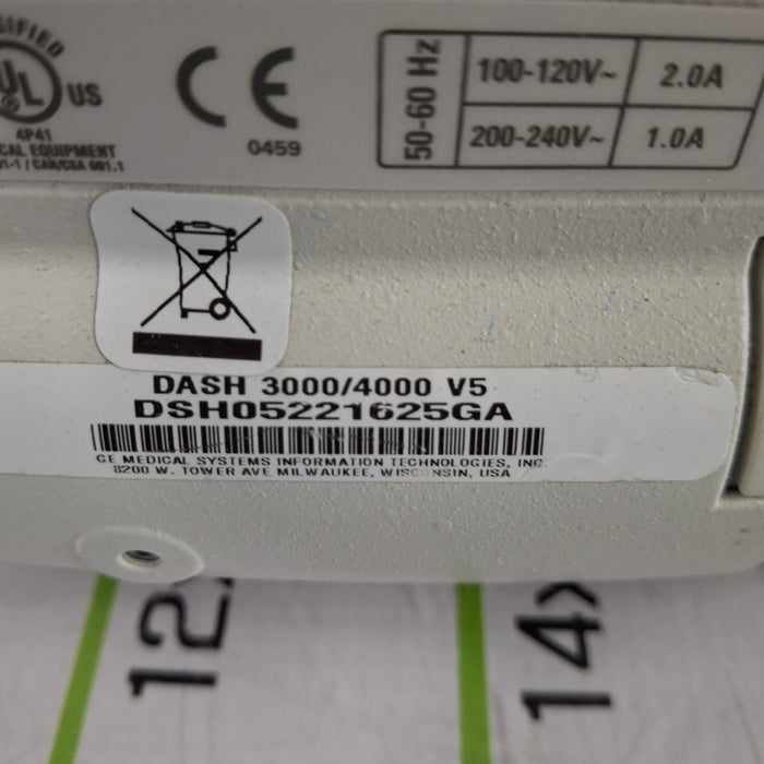 GE Healthcare Dash 3000 - GE/Nellcor SpO2 Patient Monitor