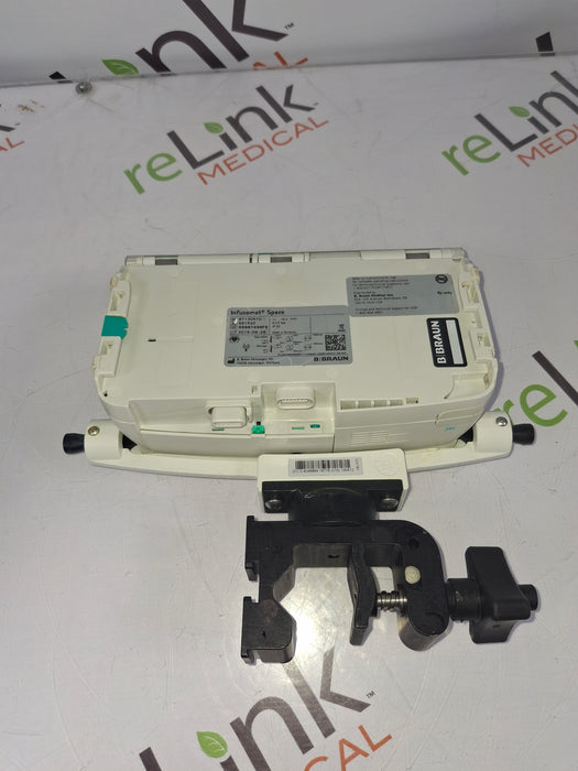 B. Braun Infusomat Space w/Pole Clamp & AC Adapter Infusion Pump