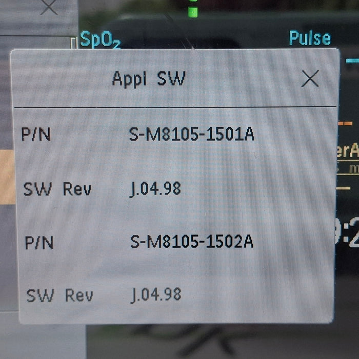 Philips Intellivue MP5 - ECG, Fast SpO2, NIBP Patient Monitor