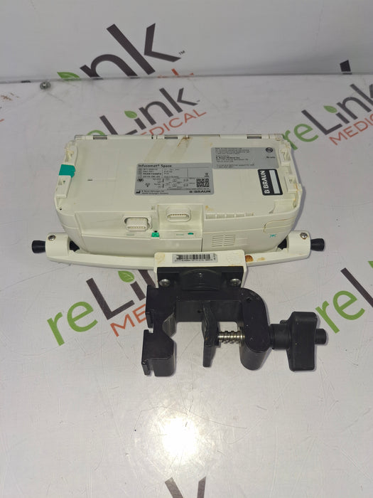 B. Braun Infusomat Space w/Pole Clamp & AC Adapter Infusion Pump