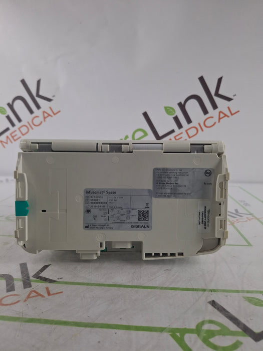 B. Braun Infusomat Space w/Pole Clamp & AC Adapter Infusion Pump