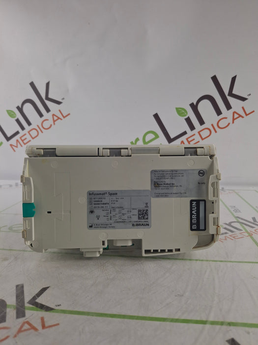 B. Braun Infusomat Space w/Pole Clamp & AC Adapter Infusion Pump