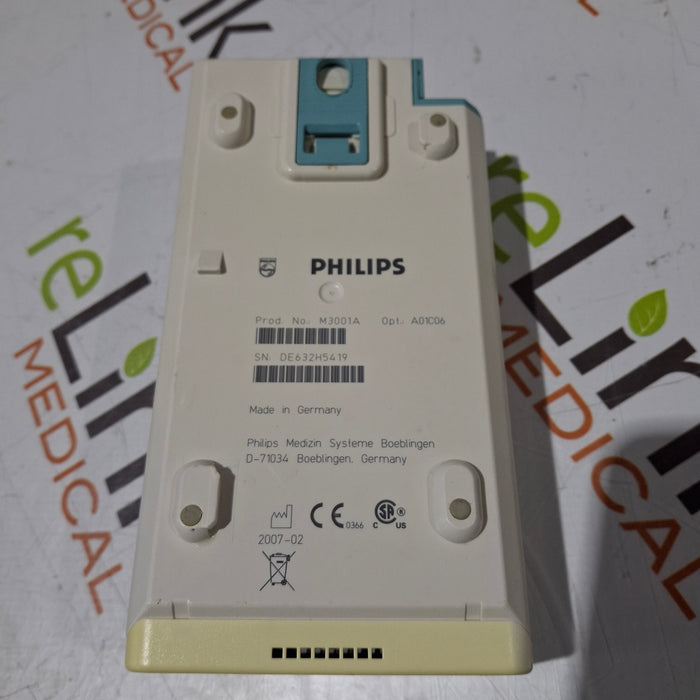 Philips M3001A-A01C06 Fast SpO2, NIBP, ECG, Temp, IBP MMS Module