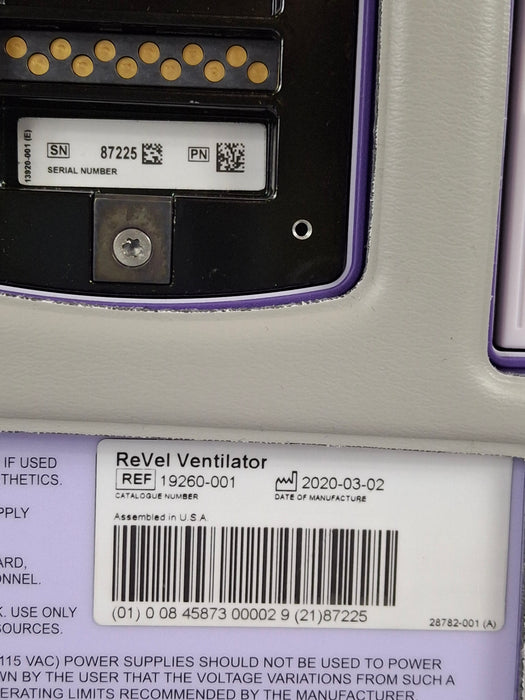 CareFusion Revel Transport Ventilator