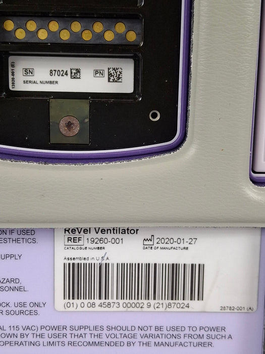 CareFusion Revel Transport Ventilator