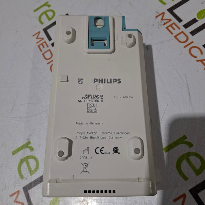 Philips M3001A-A01C06 Fast SpO2, NIBP, ECG, Temp, IBP MMS Module