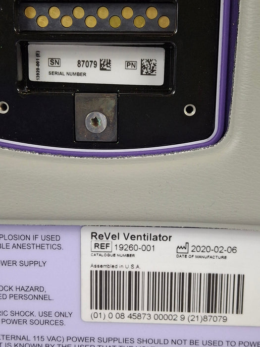 CareFusion Revel Transport Ventilator