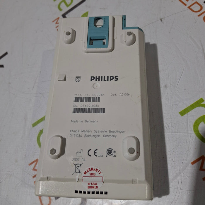 Philips M3001A-A01C06 Fast SpO2, NIBP, ECG, Temp, IBP MMS Module