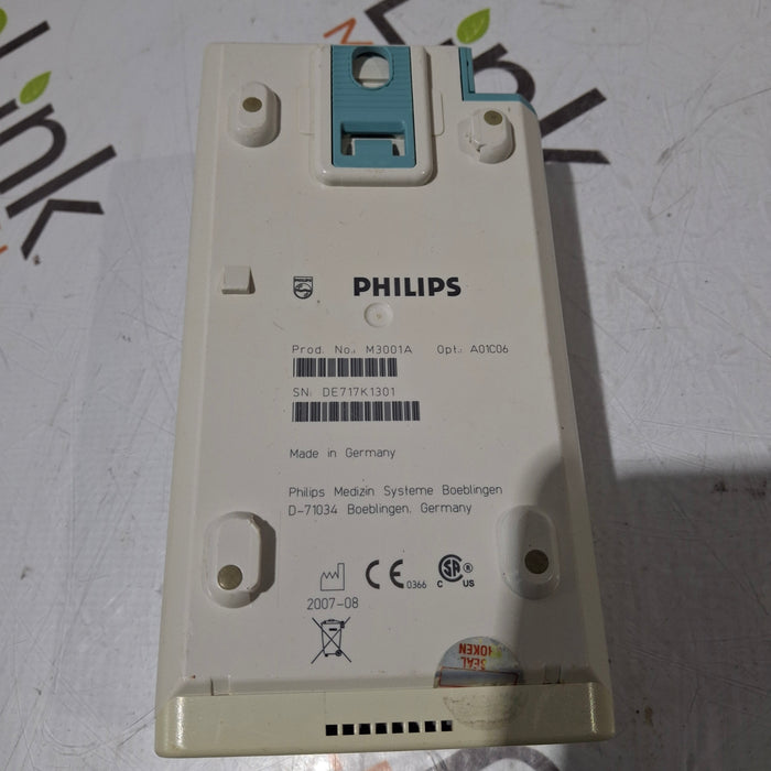 Philips M3001A-A01C06 Fast SpO2, NIBP, ECG, Temp, IBP MMS Module