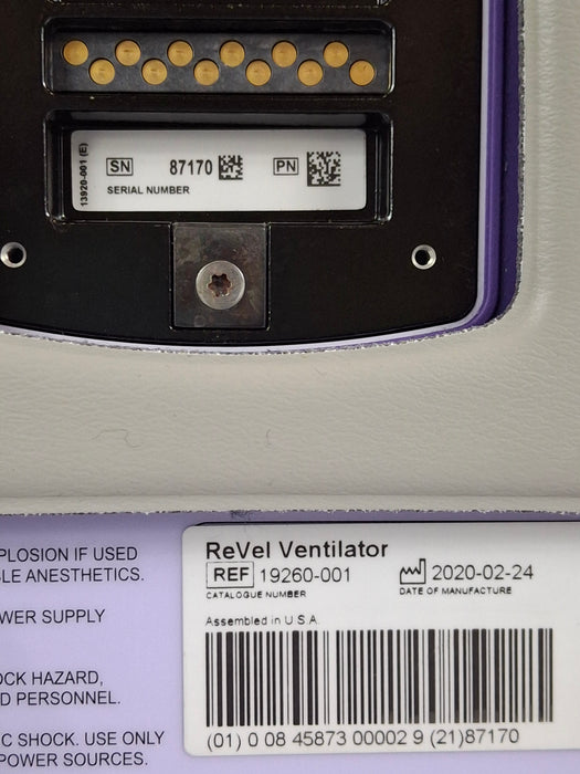 CareFusion Revel Transport Ventilator