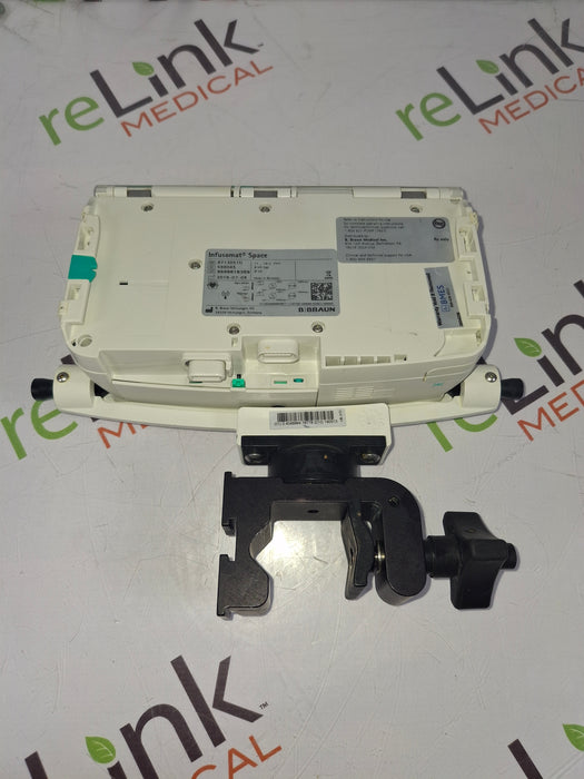 B. Braun Infusomat Space w/Pole Clamp & AC Adapter Infusion Pump