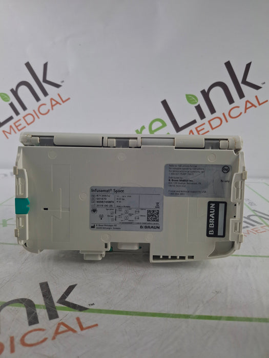 B. Braun Infusomat Space w/Pole Clamp & AC Adapter Infusion Pump