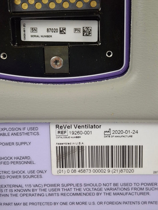 CareFusion Revel Transport Ventilator