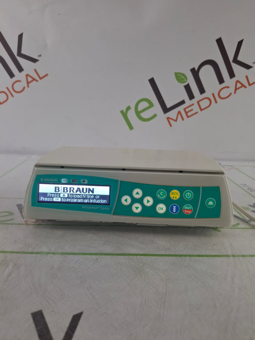B. Braun B. Braun Infusomat Space w/Pole Clamp & AC Adapter Infusion Pump Infusion Pump reLink Online
